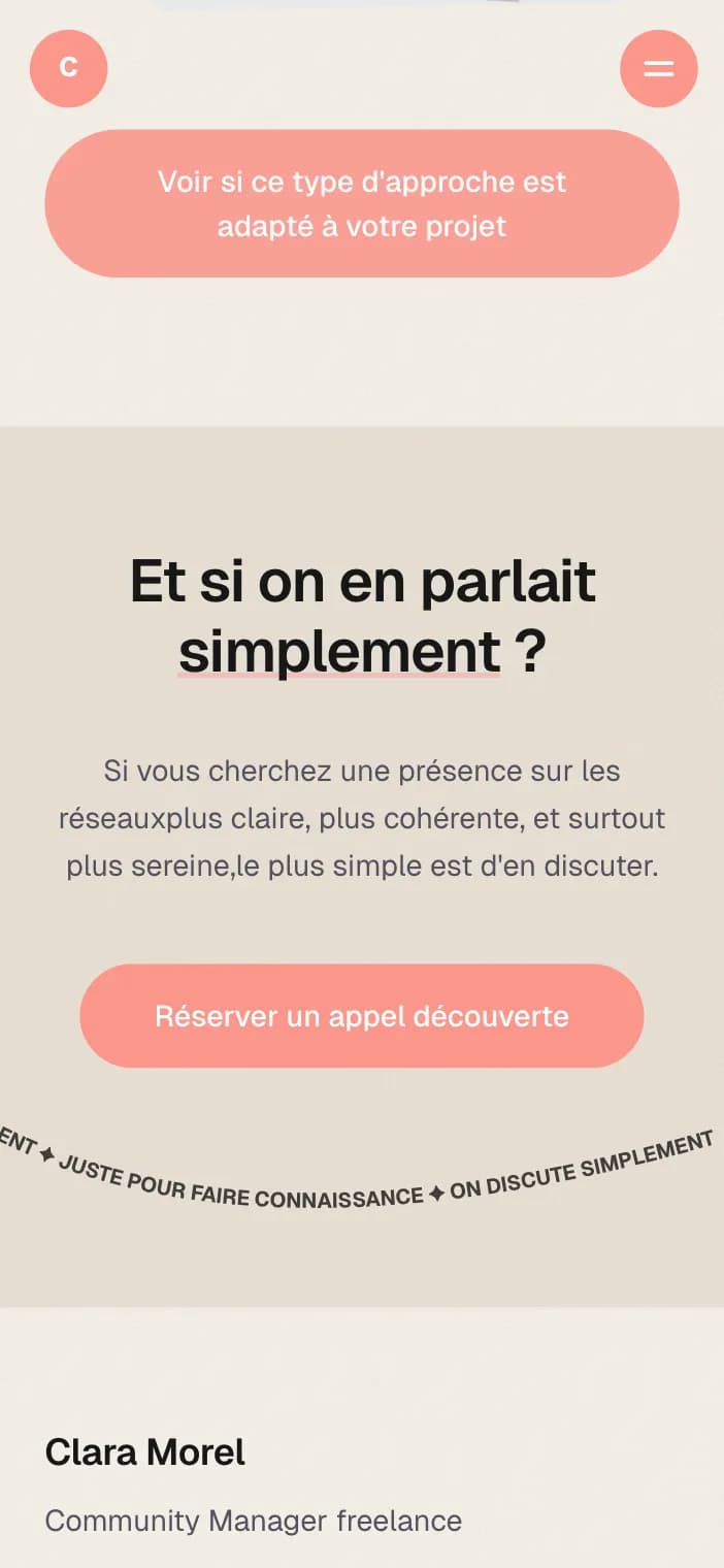 Capture d'écran mobile 1