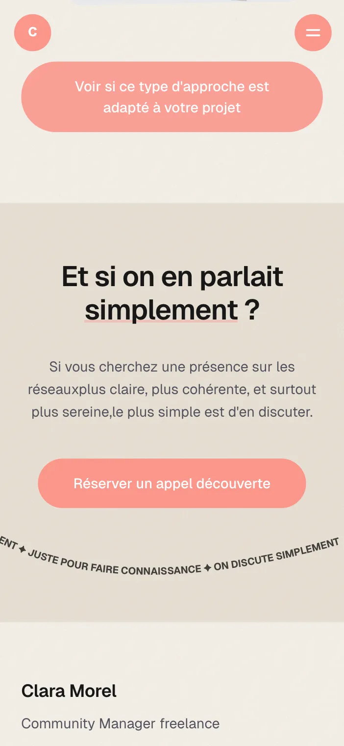 Capture d'écran mobile 1